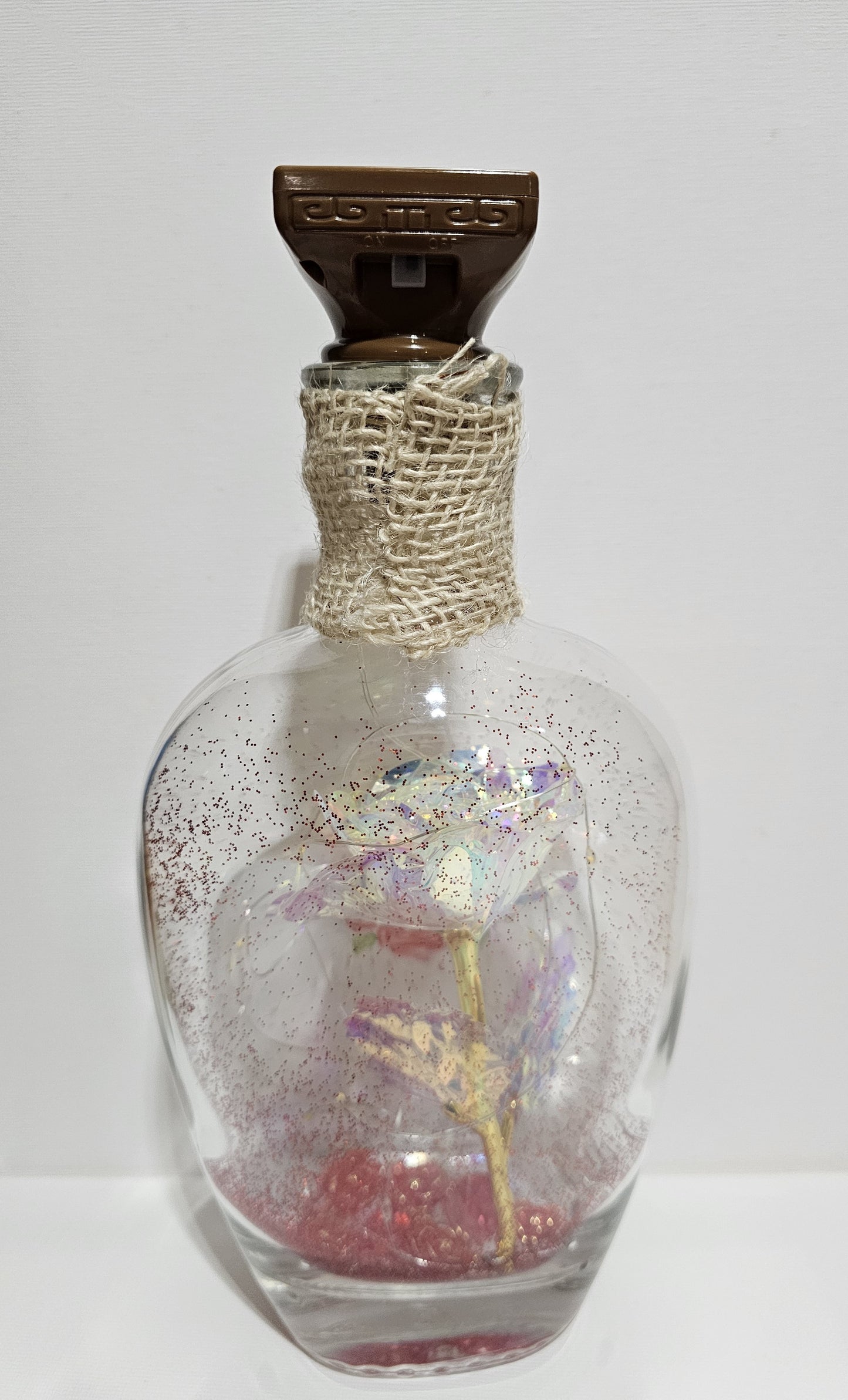Iridescent Rose Fairy Bottle