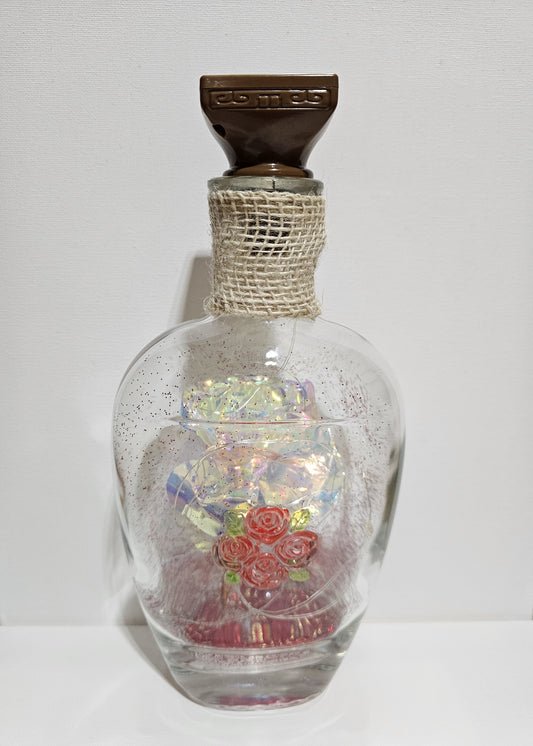 Iridescent Rose Fairy Bottle