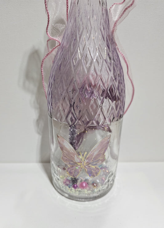 Pink Butterfly Fairy Bottle