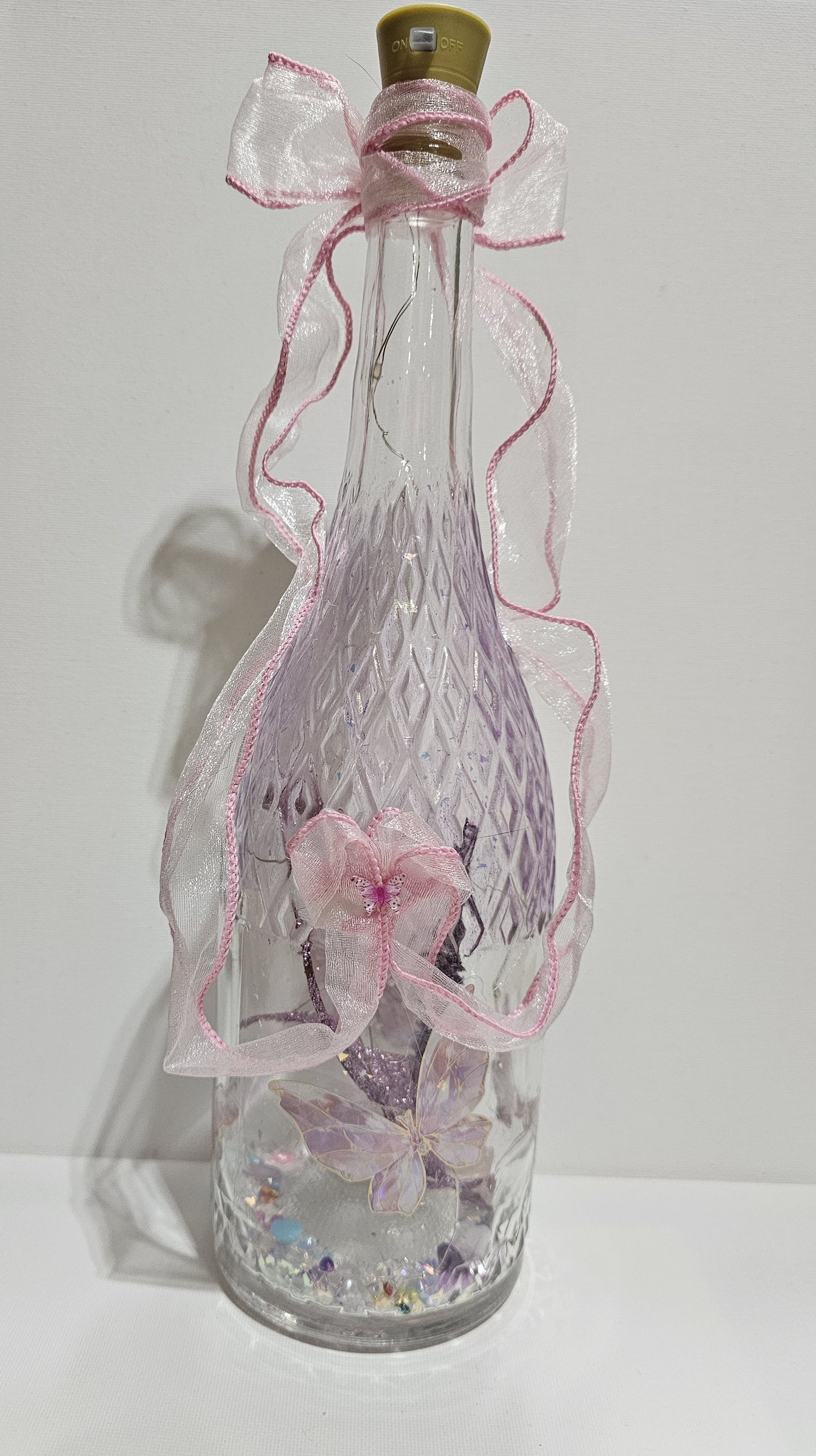 Pink Butterfly Fairy Bottle