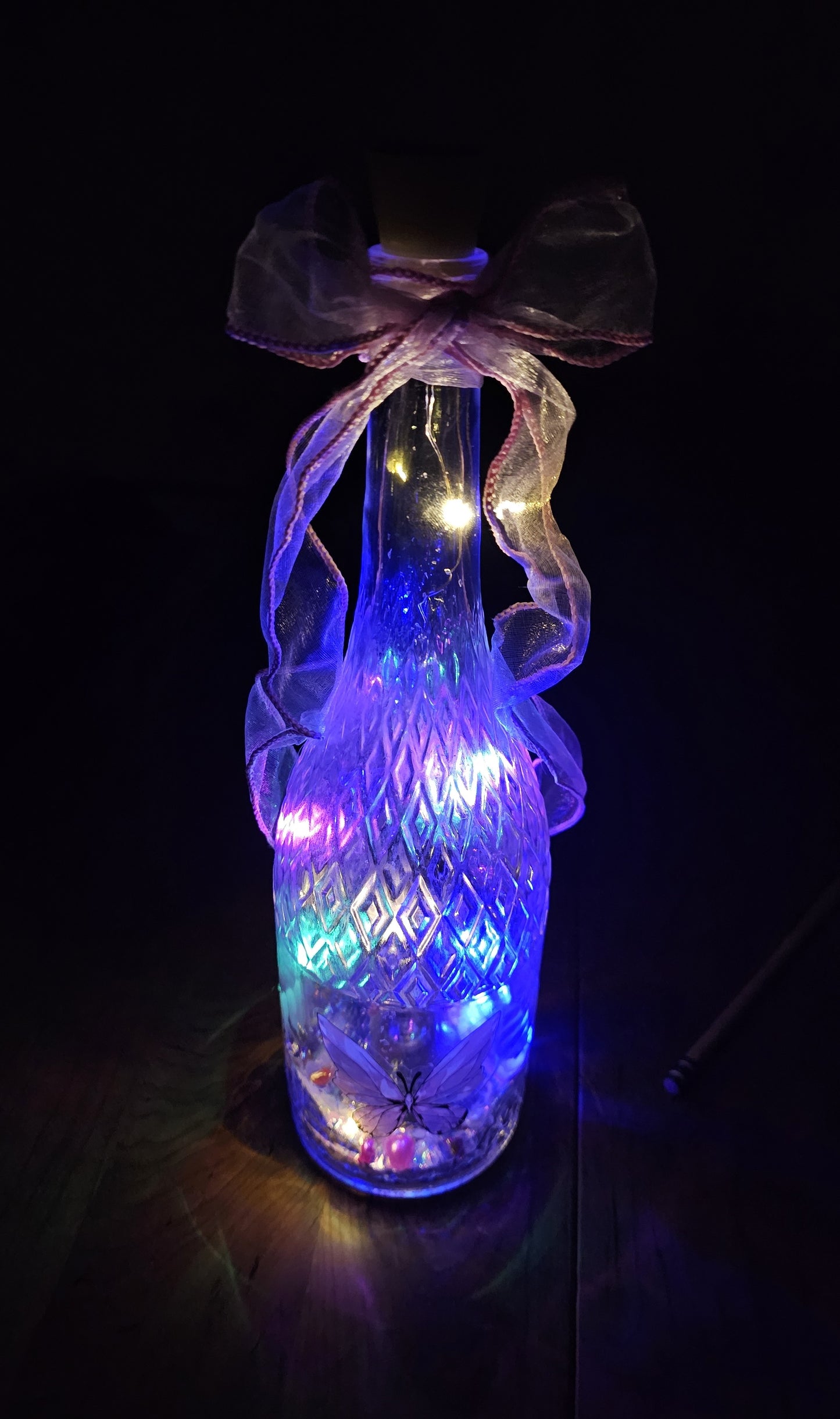 Pink Butterfly Fairy Bottle