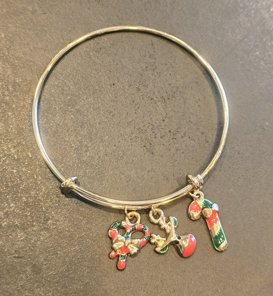 Reindeer Charm Bracelet