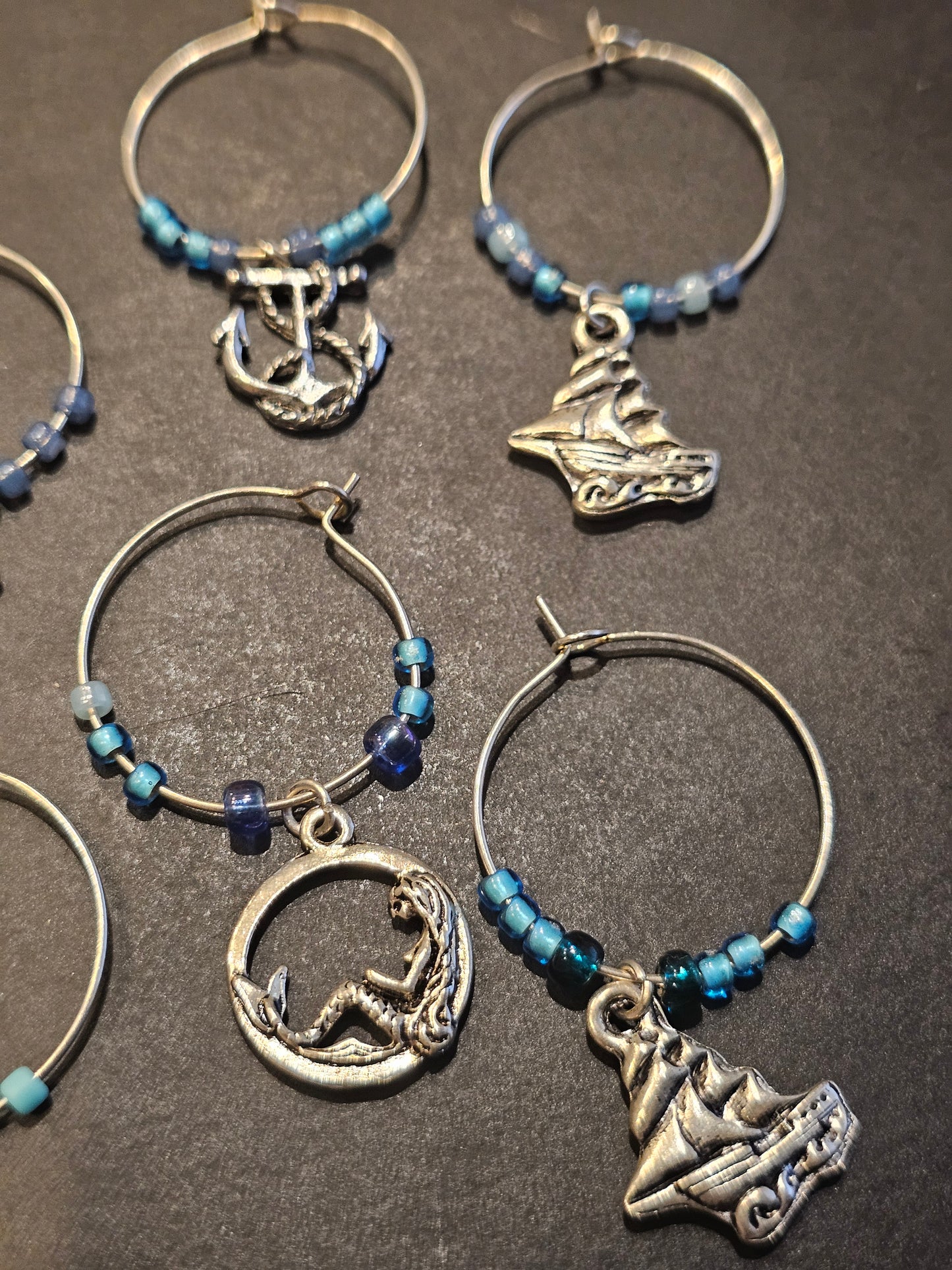 Nautical Wine Charms