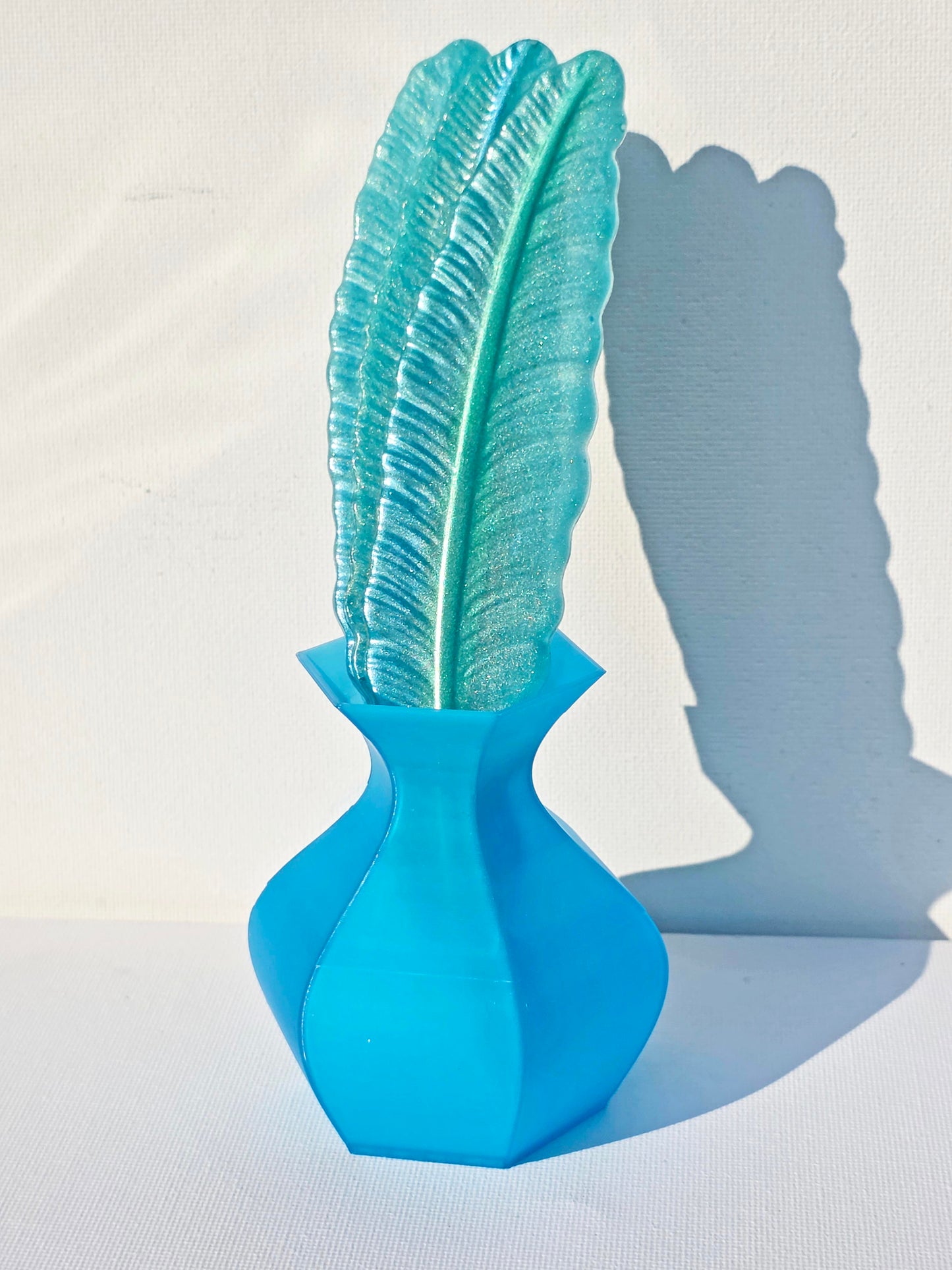 Seafoam Feather Bookmark Set