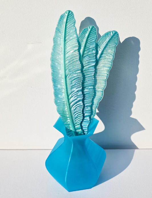 Seafoam Feather Bookmark Set