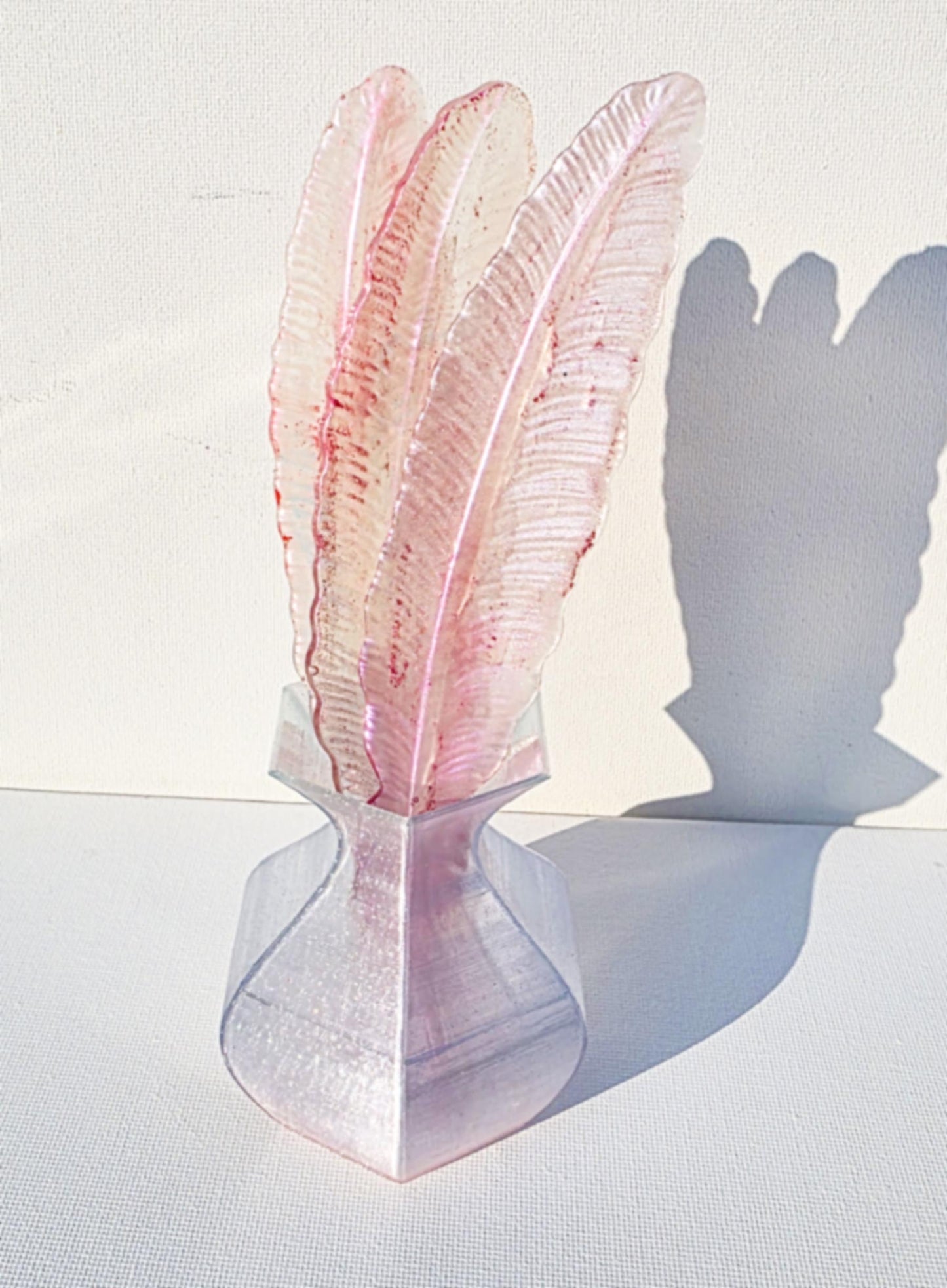 Pink/Purple Feather Bookmark Set