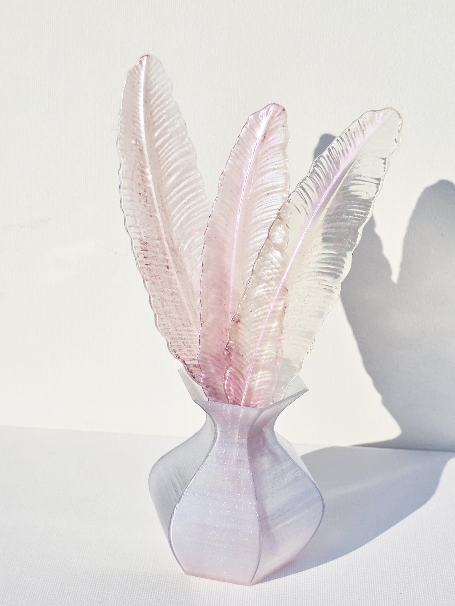 Pink/Purple Feather Bookmark Set