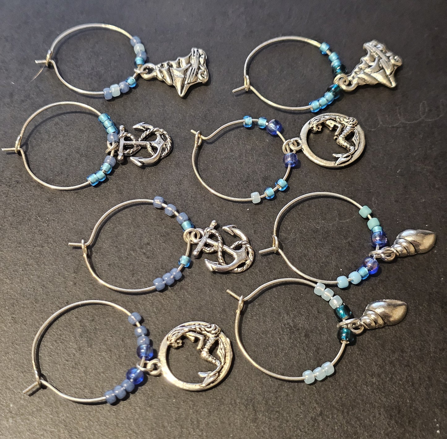 Nautical Wine Charms