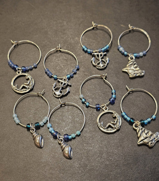 Nautical Wine Charms